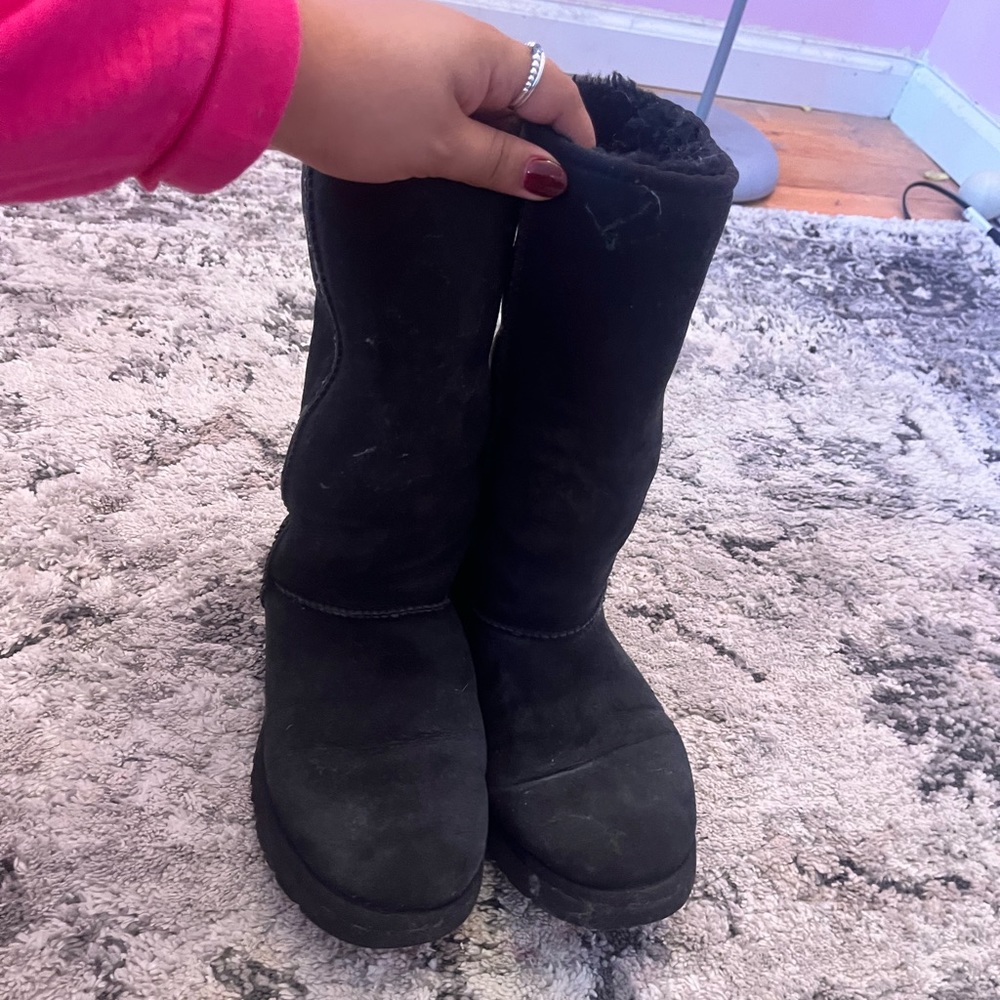 Tall black Uggs!!!